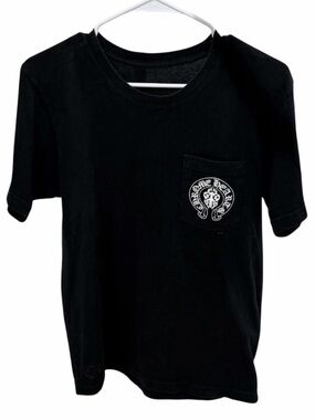 Chrome Hearts Black USA Flag Graphic Pocket T-Shirt Medium Short Sleeve size M